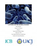 CONTROL DE MICROORGANISMOS