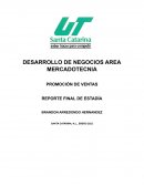 Tesina de estrategia de promoción de ventas