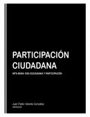 Participación ciudadana