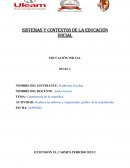 SISTEMAS Y CONTEXTOS DE LA EDUCACIÓN INICIAL