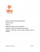 REDACCIÓN DE TEXTO USANDO DIFERENTES TIPOS DE PÁRRAFOS