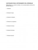 MOTIVACIÓN CUESTIONARIO