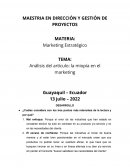 ANALISIS LA MIOPIA EN EL MARKETING