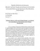 Enfoque clásico y crítico de la Epidemiologia y su relación con el paradigma contemporáneo de la Terapia Ocupacional