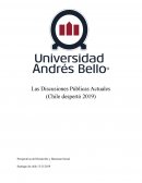 Las Discusiones Públicas Actuales (Chile despertó 2019)