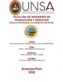 FORO 7: REFERENCIAS ARTÍCULOS