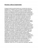 Resumen de culturas fragmetadas