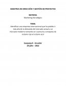 Identificar una empresa internacional que ha podido ir más allá de la demanda del mercado actual a un mercado moderno tomando en cuenta los conceptos de océano rojo al océano azul