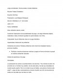 Planificaciones de propuestas lúdicas