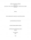 RETRO ALIMENTACIÓN Y ANÁLISIS DE LA ESCRITURA JURÍDICA