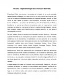 Historia y epistemología de la función derivada