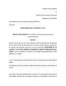 DESISTIMIENTO DE LA ACCION Y LA VIA