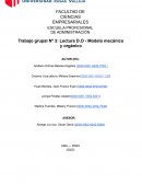 Modelo mecánico y orgánico