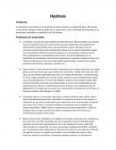 Hipótesis. Problemas de autoestima