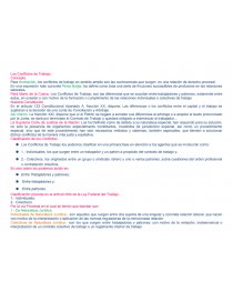 Los Conflictos de Trabajo. Página 1
