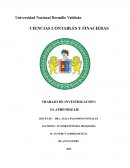 CIENCIAS CONTABLES Y FINANCIERAS