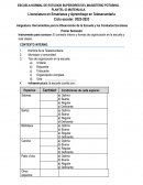 Herramientas para la Observación de la Escuela y los Contextos Escolares