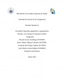 Sistemas Operativos Actividad 4 algoritmo paginación o segmentación