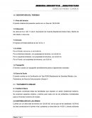 MEMORIA DESCRIPTIVA – ARQUITECTURA EDIFICIO DE VIVIENDA -COMERCIO