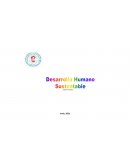 Mapa mental desarrollo humano sustentable