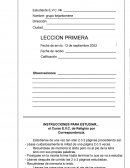 Cuestionario Religión