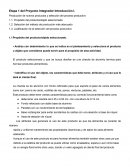 Producción de nuevos productos y selección del proceso productivo