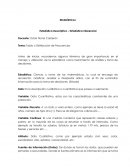 ESTADISTICA TABLAS DE FRECUENCIA