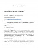 PROPIEDADES FÍSICAS DE LA MATERIA