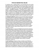 TIPOS DE MARKETING ONLINE
