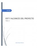 EDT y alcances del proyecto