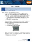 Evidencia de aprendizaje: Aplicación de las funciones