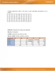ANÁLISIS UNIDIMENSIONAL DE DATOS. Página 4