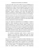 Resistencia de las bacterias a los antibióticos