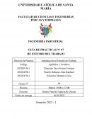 Introducción al Estudio del Trabajo