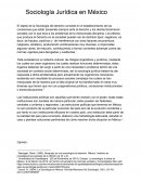 Sociología Jurídica en México