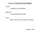 Salida a campo de la zona de Llacanora-Cajamarca