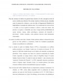 TEORÍA DEL CONFLICTO. CONCEPTO Y ANALISIS DEL CONFLICTO HISTORIA DE UNA GUERRA