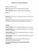 Informe de actividades pedagogicas