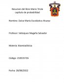 Resumen del libro Mario Triola capítulo de probabilidad