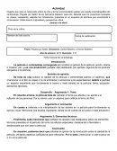 Plantilla de escritura para reseña crítica