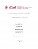 Crónica interpretativa de actualidad