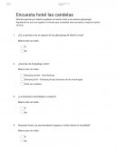 Encuesta hotel las candelas