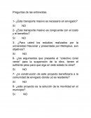 Preguntas de las entrevistas
