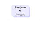 Investigación de promoción