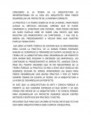 Teoria de la arquitectura