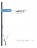 ANALISIS DE REGRECION Y CORRELACION