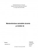Manteniéndose saludable durante el COVID-19
