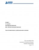 El determinismo y preformacionismo culturales
