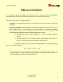 Elaboración de informe técnico