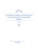 EL ESTADO DE ÁNIMO, LAS EMOCIONES Y SU INFLUENCIA EN EL DESEMPEÑO LABORAL